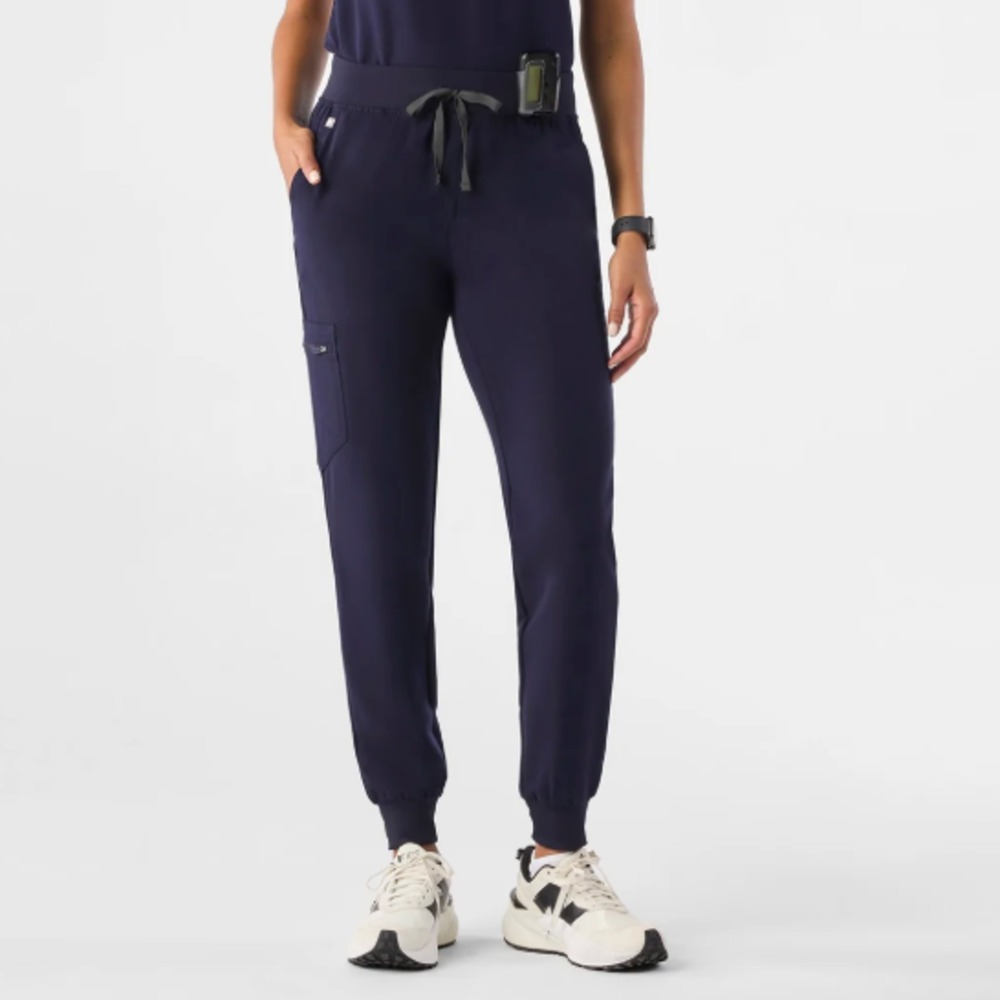 FIGS Zamora Jogger Scrub Pant in Navy Blue Pair #2